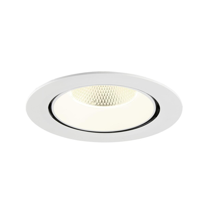 Encastré downlight NUMINOS® GIMBLE XL intérieur 4000&nbsp;K 20° blanc - SLV - 1009910