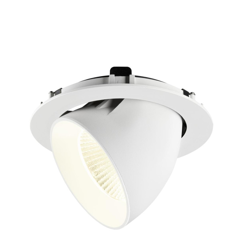 Encastré downlight NUMINOS® GIMBLE XL intérieur 4000&nbsp;K 40° blanc - SLV - 1009913
