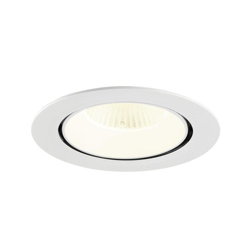 Encastré downlight NUMINOS® GIMBLE XL intérieur 4000&nbsp;K 40° blanc - SLV - 1009913