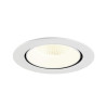 Encastré downlight NUMINOS® GIMBLE XL intérieur 4000&nbsp;K 40° blanc - SLV - 1009913