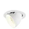 Encastré downlight NUMINOS® GIMBLE XL intérieur 4000&nbsp;K 55° blanc - SLV - 1009916