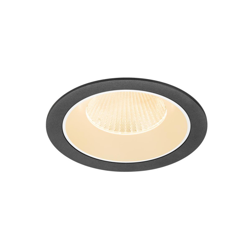 Encastré downlight NUMINOS® XL intérieur 2700&nbsp;K 20° IP20 rond noir /blanc - SLV - 1009919