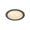 Encastré downlight NUMINOS® XL intérieur 2700&nbsp;K 20° IP20 rond noir /blanc - SLV - 1009919