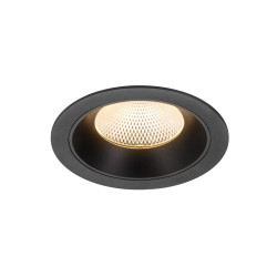 Encastré downlight NUMINOS® XL intérieur 2700&nbsp;K 40° IP20 rond noir - SLV - 1009921