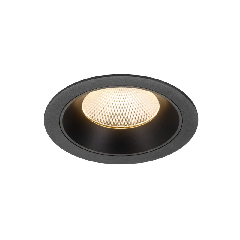 Encastré downlight NUMINOS® XL intérieur 2700&nbsp;K 40° IP20 rond noir - SLV - 1009921