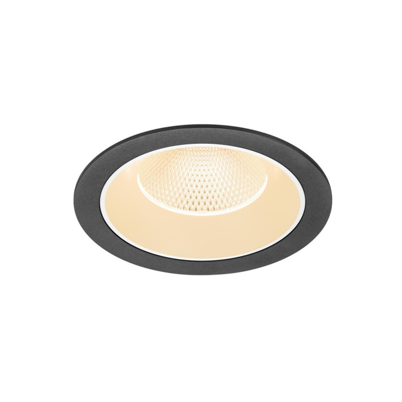 Encastré downlight NUMINOS® XL intérieur 2700&nbsp;K 40° IP20 rond noir /blanc - SLV - 1009922