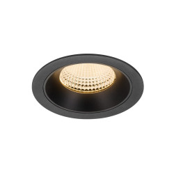 Encastré downlight NUMINOS® XL intérieur 2700&nbsp;K 55° IP20 rond noir - SLV - 1009924