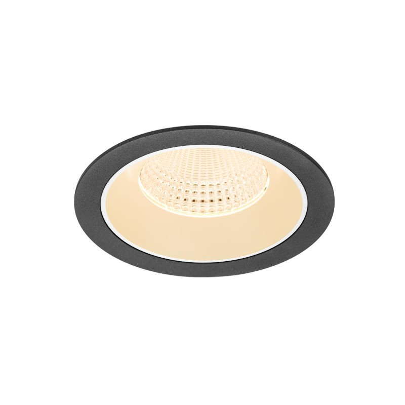 Encastré downlight NUMINOS® XL intérieur 2700&nbsp;K 55° IP20 rond noir /blanc - SLV - 1009925