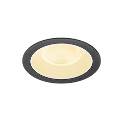 Encastré downlight NUMINOS® XL intérieur 3000&nbsp;K 20° IP20 rond noir /blanc - SLV - 1009937