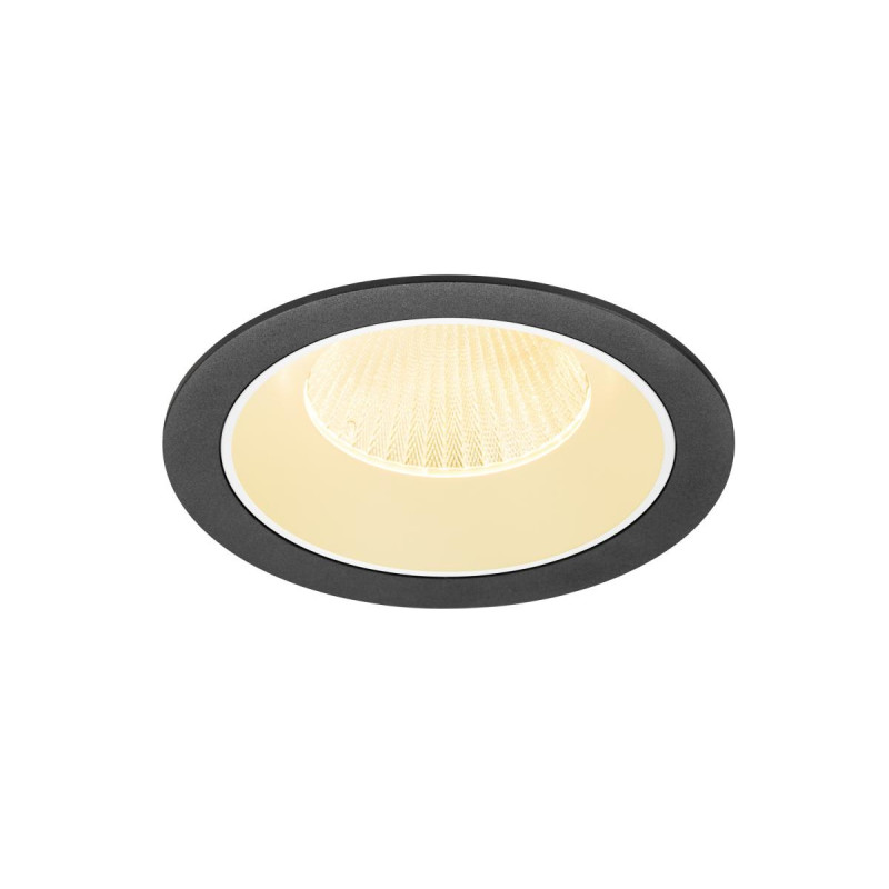 Encastré downlight NUMINOS® XL intérieur 3000&nbsp;K 20° IP20 rond noir /blanc - SLV - 1009937