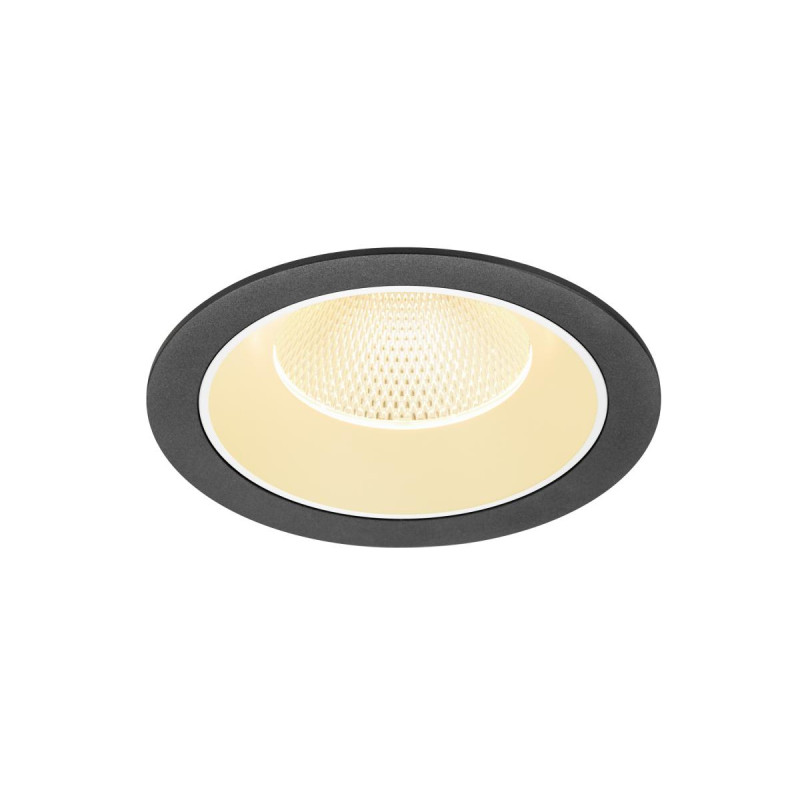 Encastré downlight NUMINOS® XL intérieur 3000&nbsp;K 40° IP20 rond noir /blanc - SLV - 1009940