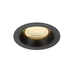 Encastré downlight NUMINOS® XL intérieur 3000&nbsp;K 55° IP20 rond noir - SLV - 1009942