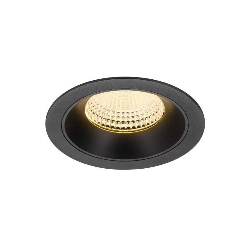 Encastré downlight NUMINOS® XL intérieur 3000&nbsp;K 55° IP20 rond noir - SLV - 1009942