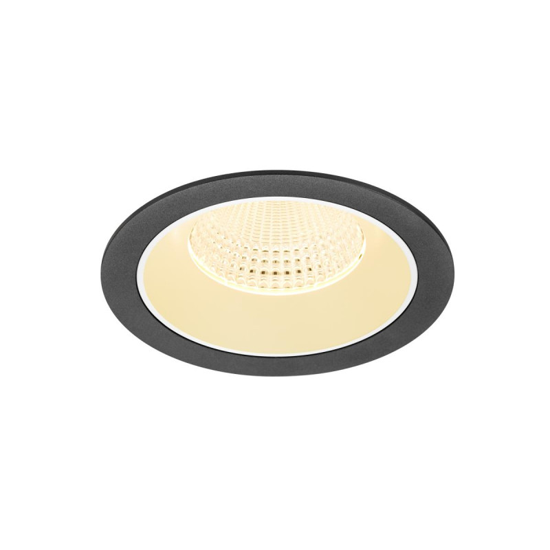 Encastré downlight NUMINOS® XL intérieur 3000&nbsp;K 55° IP20 rond noir /blanc - SLV - 1009943