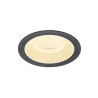 Encastré downlight NUMINOS® XL intérieur 3000&nbsp;K 55° IP20 rond noir /blanc - SLV - 1009943