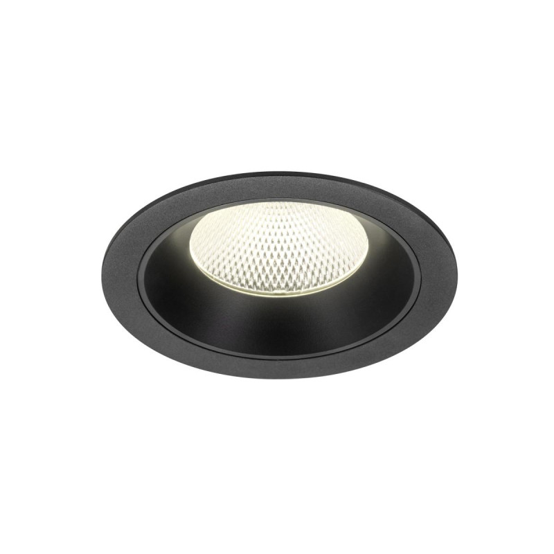 Encastré downlight NUMINOS® XL intérieur 4000&nbsp;K 40° IP20 rond noir - SLV - 1009957