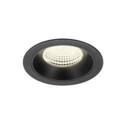 Encastré downlight NUMINOS® XL intérieur 4000&nbsp;K 55° IP20 rond noir - SLV - 1009960