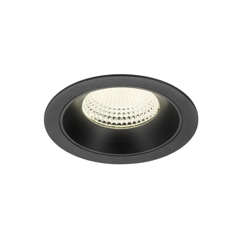 Encastré downlight NUMINOS® XL intérieur 4000&nbsp;K 55° IP20 rond noir - SLV - 1009960