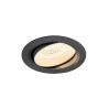 Encastré downlight NUMINOS® MOVE XL 2700&nbsp;K 55° IP20 rond noir / blanc - SLV - 1009979