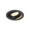 Encastré downlight NUMINOS® MOVE XL intérieur 3000&nbsp;K 55° IP20 rond noir - SLV - 1009996