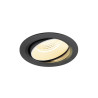 Encastré downlight NUMINOS® MOVE XL 3000&nbsp;K 55° IP20 rond noir / blanc - SLV - 1009997