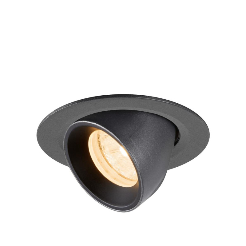 Spot encastré NUMINOS® GIMBLE XS intérieur 2700&nbsp;K 20° IP20 rond noir - SLV - 1010026
