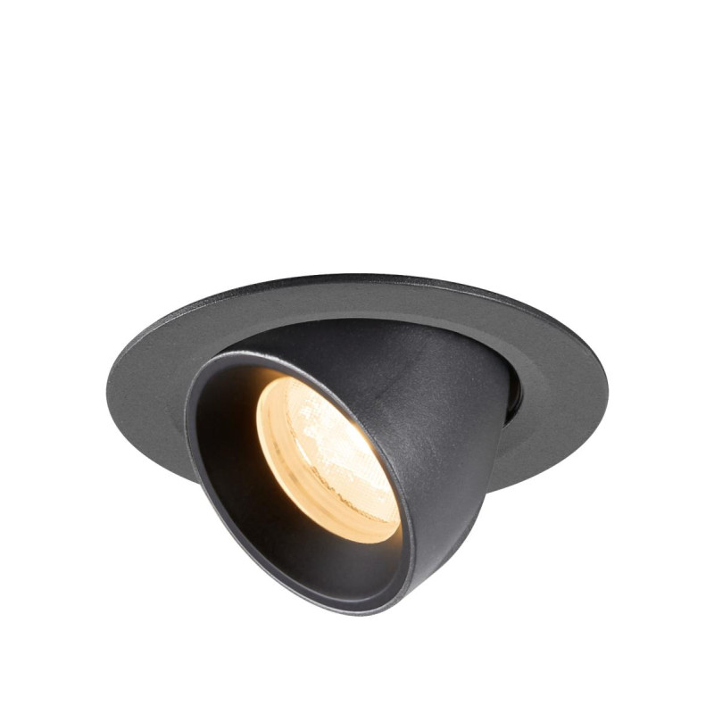 Spot encastré NUMINOS® GIMBLE XS intérieur 2700&nbsp;K 40° IP20 rond noir - SLV - 1010029