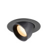 Spot encastré NUMINOS® GIMBLE XS intérieur 2700&nbsp;K 40° IP20 rond noir - SLV - 1010029