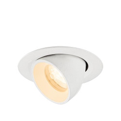 Spot encastré NUMINOS® GIMBLE XS intérieur 2700&nbsp;K 40° IP20 rond blanc - SLV - 1010039