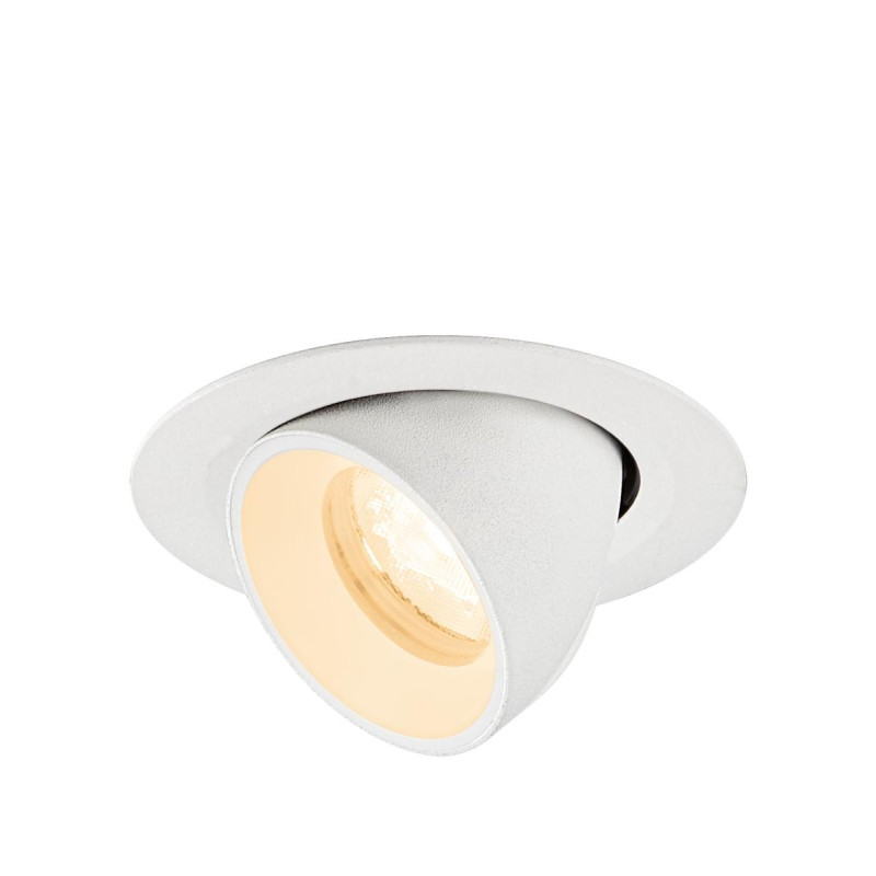 Spot encastré NUMINOS® GIMBLE XS intérieur 2700&nbsp;K 40° IP20 rond blanc - SLV - 1010039
