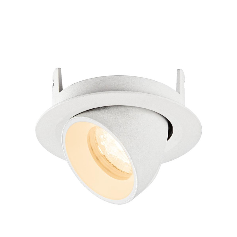 Spot encastré NUMINOS® GIMBLE XS intérieur 2700&nbsp;K 40° IP20 rond blanc - SLV - 1010039