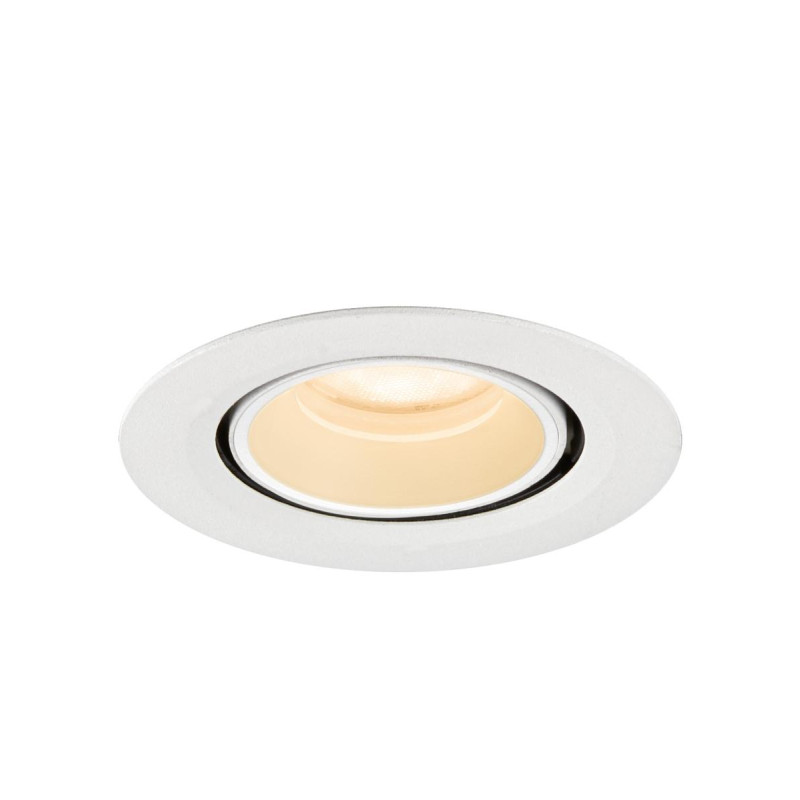Spot encastré NUMINOS® GIMBLE XS intérieur 2700&nbsp;K 55° IP20 rond blanc - SLV - 1010042