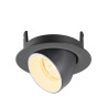 Spot encastré NUMINOS® GIMBLE XS 3000&nbsp;K 20° IP20 rond noir / blanc - SLV - 1010045
