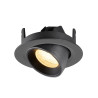 Spot encastré NUMINOS® GIMBLE XS intérieur 3000&nbsp;K 40° IP20 rond noir - SLV - 1010047