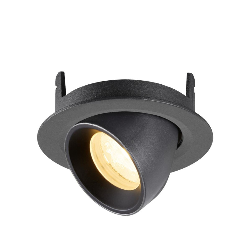 Spot encastré NUMINOS® GIMBLE XS intérieur 3000&nbsp;K 40° IP20 rond noir - SLV - 1010047