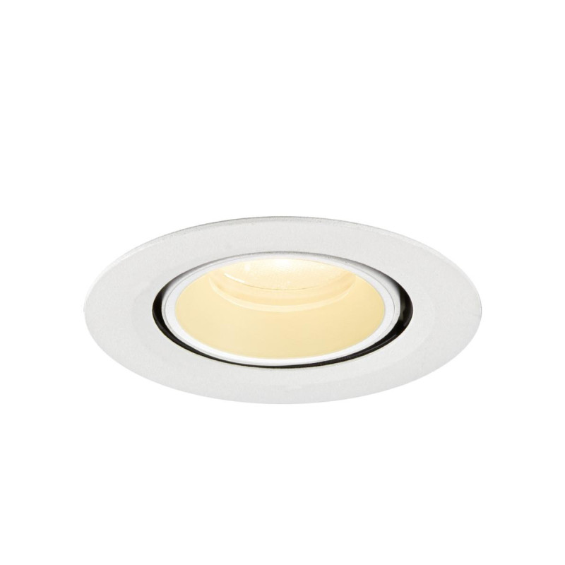 Spot encastré NUMINOS® GIMBLE XS intérieur 3000&nbsp;K 20° IP20 rond blanc - SLV - 1010054