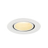 Spot encastré NUMINOS® GIMBLE XS intérieur 3000&nbsp;K 20° IP20 rond blanc - SLV - 1010054