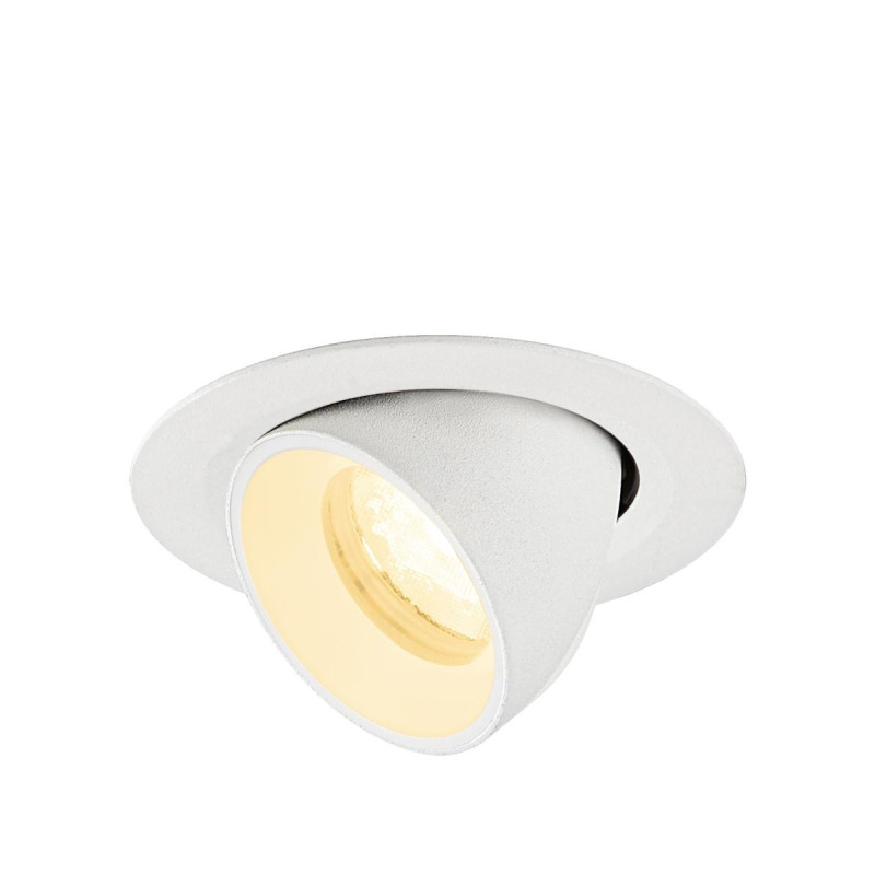 Spot encastré NUMINOS® GIMBLE XS intérieur 3000&nbsp;K 40° IP20 rond blanc - SLV - 1010057