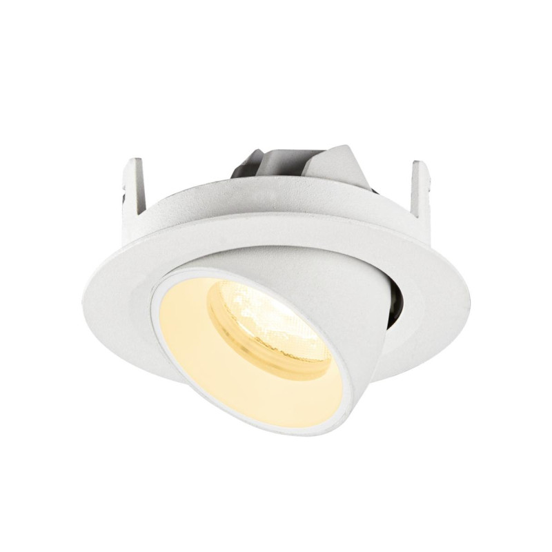 Spot encastré NUMINOS® GIMBLE XS intérieur 3000&nbsp;K 40° IP20 rond blanc - SLV - 1010057