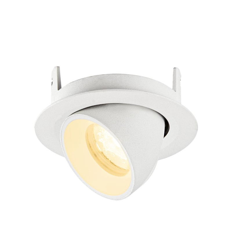Spot encastré NUMINOS® GIMBLE XS intérieur 3000&nbsp;K 40° IP20 rond blanc - SLV - 1010057