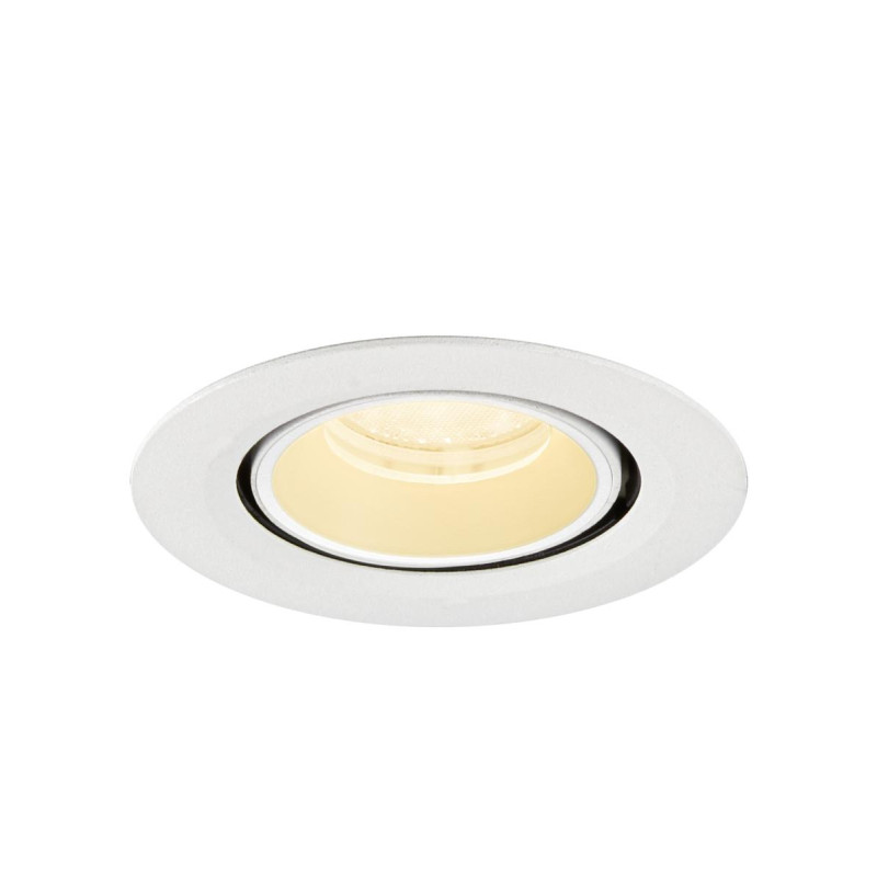 Spot encastré NUMINOS® GIMBLE XS intérieur 3000&nbsp;K 40° IP20 rond blanc - SLV - 1010057