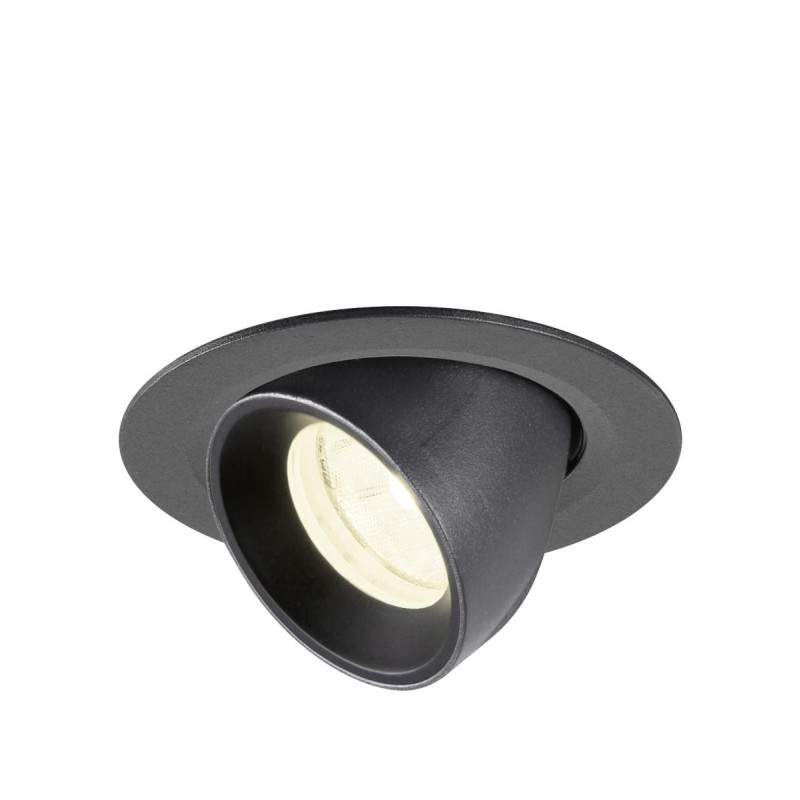 Spot encastré NUMINOS® GIMBLE XS intérieur 4000&nbsp;K 20° IP20 rond noir - SLV - 1010062