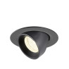 Spot encastré NUMINOS® GIMBLE XS intérieur 4000&nbsp;K 20° IP20 rond noir - SLV - 1010062