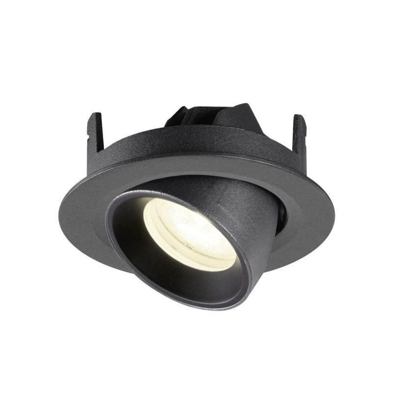 Spot encastré NUMINOS® GIMBLE XS intérieur 4000&nbsp;K 55° IP20 rond noir - SLV - 1010068