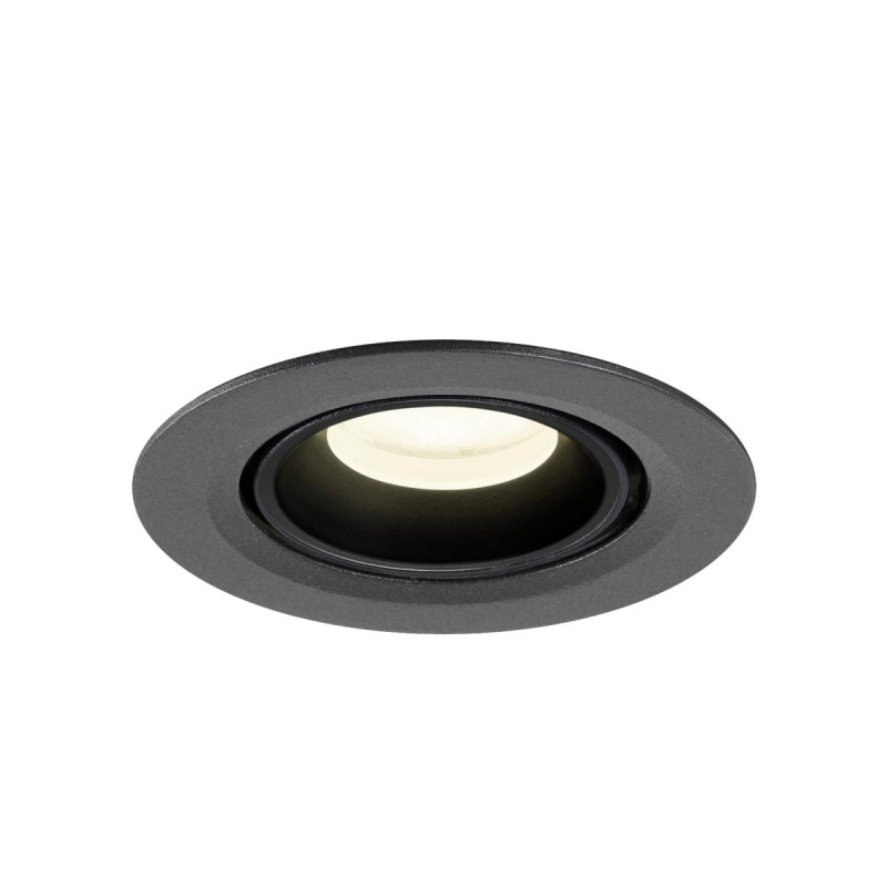 Spot encastré NUMINOS® GIMBLE XS intérieur 4000&nbsp;K 55° IP20 rond noir - SLV - 1010068