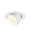Spot encastré NUMINOS® GIMBLE XS intérieur 4000&nbsp;K 40° IP20 rond blanc - SLV - 1010075