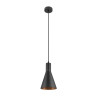 Abat-jour Mix&Match LALU® CONE 15 noir/bronze antique base E27 H&nbsp;:&nbsp;17&nbsp;cm - SLV - 1010084