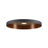 Abat-jour Mix&Match LALU® PLATE 33 base E27 H&nbsp;:&nbsp;15&nbsp;cm noir / bronze antique - SLV - 1010096