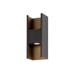 Applique murale FLATT II extérieur PHASE 2700 K 95 W noir bord de mer - SLV - 1010102