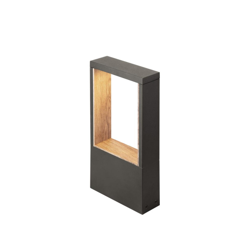 Borne FLATT II 36 extérieur PHASE 2700 K IP65 anth. / bois bord de mer - SLV - 1010103